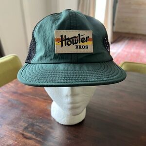Howler Brothers Electric Stripe Tech Strapback Green Black Vented Breathable